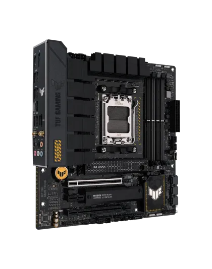 ASUS TUF GAMING B650M-PLUS WIFI, AMD, Socket AM5, DDR5-SDRAM, 128 GB, DIMM, Dual-channel