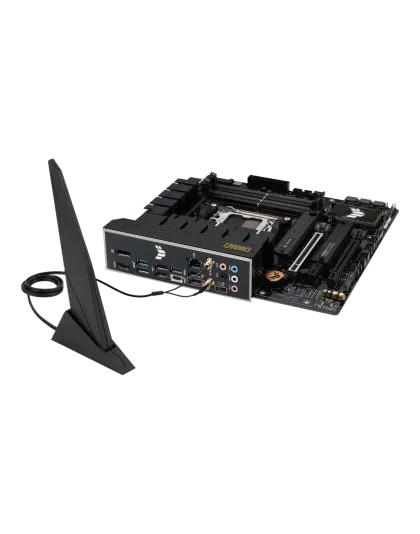 ASUS TUF GAMING B650M-PLUS WIFI, AMD, Socket AM5, DDR5-SDRAM, 128 GB, DIMM, Dual-channel