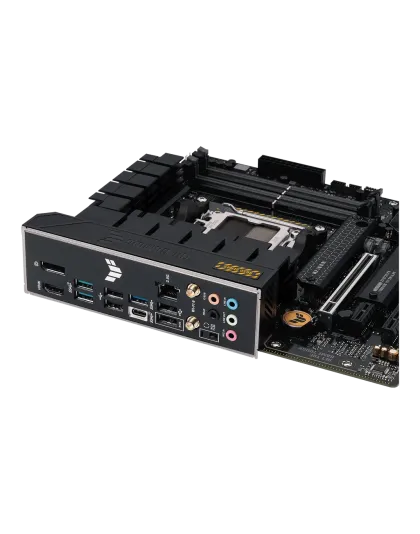 ASUS TUF GAMING B650M-PLUS WIFI, AMD, Socket AM5, DDR5-SDRAM, 128 GB, DIMM, Dual-channel