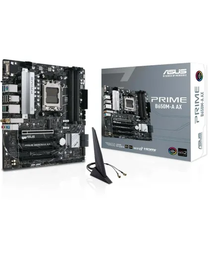 ASUS PRIME B650-PLUS, AMD, Socket AM5, AMD Ryzen™ 3, AMD Ryzen™ 7, AMD Ryzen 9 7th Gen, Socket AM5, DDR5-SDRAM, 128 GB