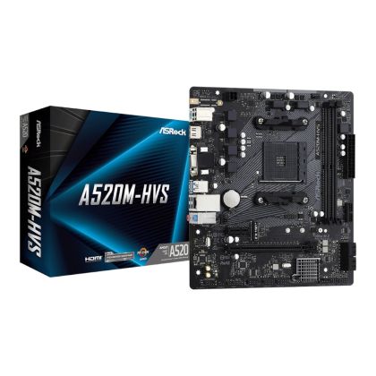 ASRock A520M-HVS AMD AM4 M-ATX