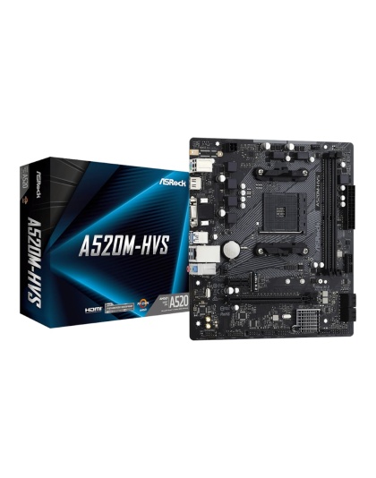 ASRock A520M-HVS AMD AM4 M-ATX