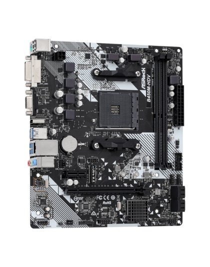 ASRock B450M-HDV R4.0 AMD AM4 M-ATX Motherboard