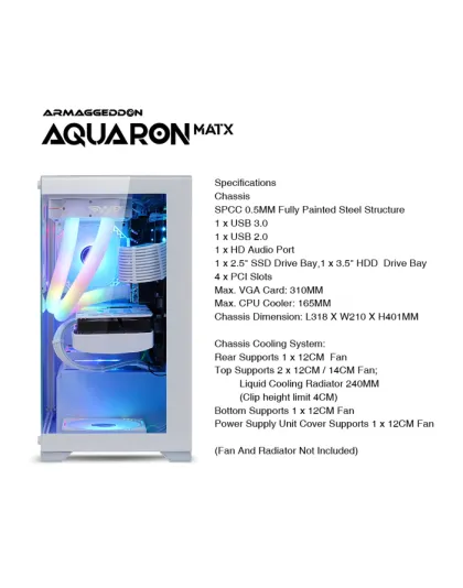 Armaggeddon Aquaron MicroATX Gaming Case