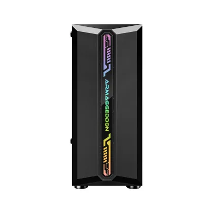 Armaggeddon Tritron Pro 300 ATX Gaming Case with 3x ARGB Fans - Black