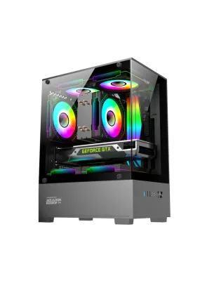 Armaggeddon Aquaron Duplex One RGB MicroATX Gaming Case