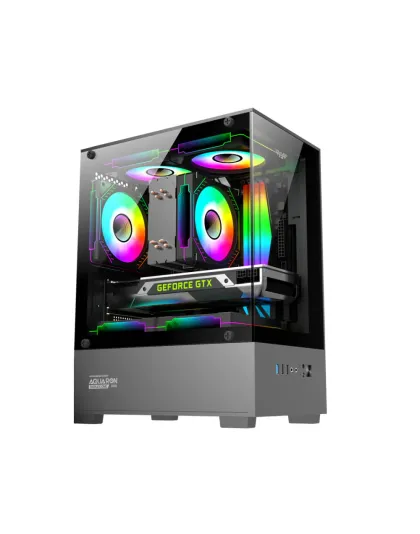 Armaggeddon Aquaron Duplex One RGB MicroATX Gaming Case