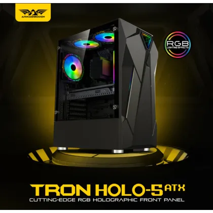 Armaggeddon Tron Holo-5 ATX Gaming Case