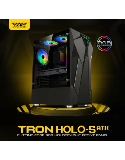 Armaggeddon Tron Holo-5 ATX Gaming Case