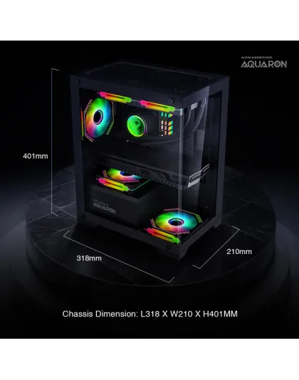 Armaggeddon Aquaron MicroATX Gaming Case