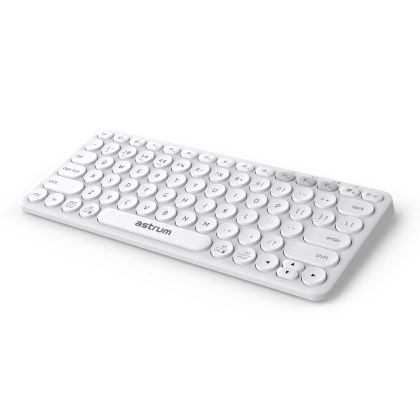 Dual Mode Mini Wireless Keyboard - KT200 - White