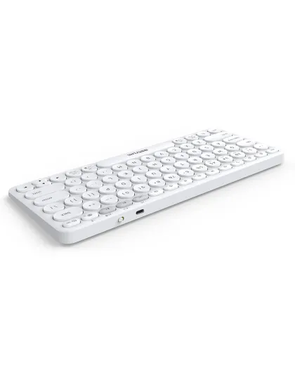 Dual Mode Mini Wireless Keyboard – KT200 – White