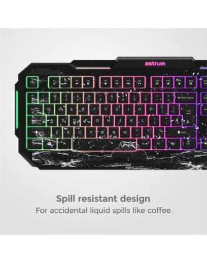 KG200 Slim Backlit Wired Gaming Keyboard