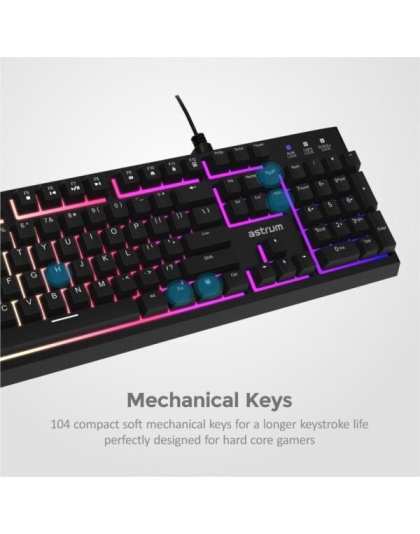 KM350 Backlit Wired Mechanical Gaming Keyboard