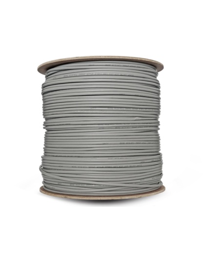 500m Drum Cat5e CCA Grey UTP Cable