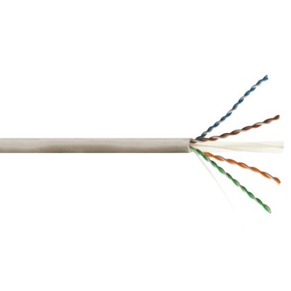 100m Drum Cat6a Solid Grey UTP Cable
