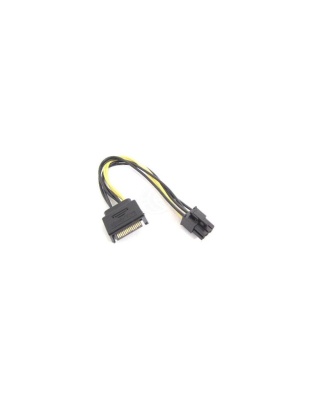 SATA MALE 15 PIN TO 6 PIN PCI-E