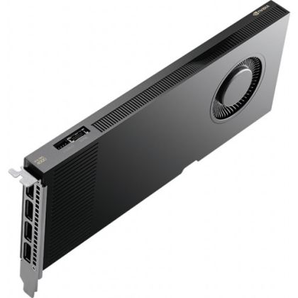 PNY NVIDIA RTX PRO 4000 Blackwell PCI-Express x16 Gen 5.0; 24 GB GDDR7 ECC 192-bit; 672 GB/s 140W; 4x DP 2.1b; Single Slot