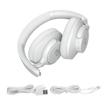 Redragon H610 VIBECORE ANC Bluetooth Wireless Over-ear Headphones – White