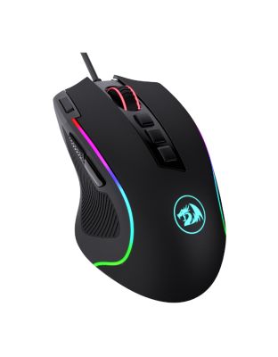 REDRAGON PREDATOR 4000DPI RGB Ergo Gaming Mouse - Black
