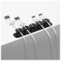 CO110_Cable_Organizer_Clips_-_5_Bays_4_Storage_Compartments_-_Black