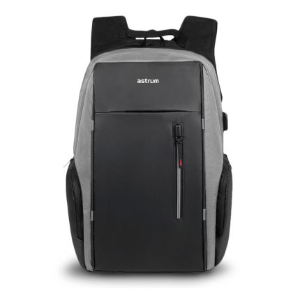 LB210_15_PU_Nylon_Laptop_Backpack_with_USB_-_Grey