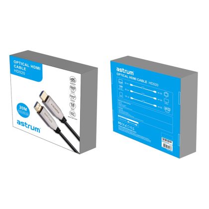 HD020_4K_V2.0_Fibre_Optical_HDMI_Male_to_Male_20_Meter_Cable