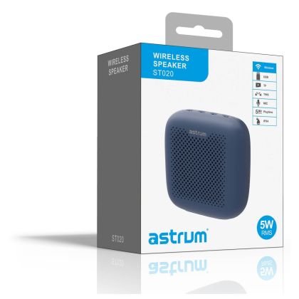 ST020_5W_TWS_True_Wireless_IPX5_Mini_Portable_Speaker_-_Blue