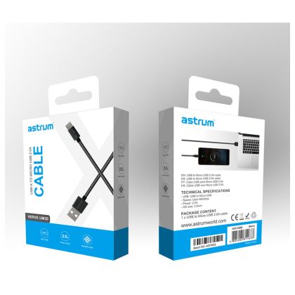 Verve_UM30_2A_USB-A_to_Micro_USB_Charge_Sync_Braided_Cable_-_Black