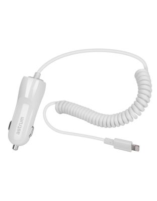 CC390_8_pin_Lightning_MFI_Car_Charger_-_White