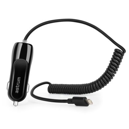 CC390_8_pin_Lightning_MFI_Car_Charger_-_Black