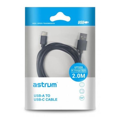 UT320_USB_2.0_to_USB-C_Charge_Sync_2.0m_Cable