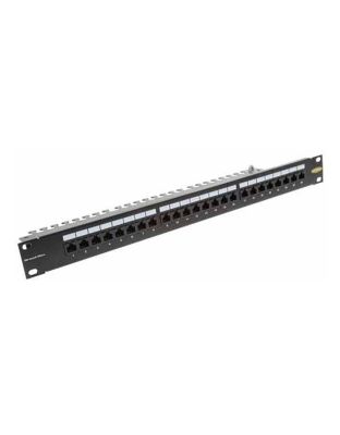 Zone_24-Port_CAT6_Populated_1U_Black_Patch_Panel