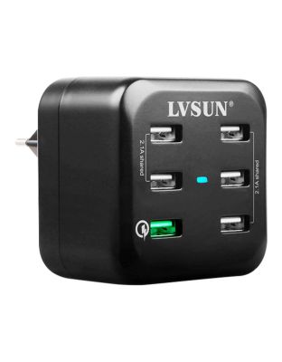 LVSUN_6-P_USB_34W_5V_6.8A_QC2.0_CHARGER_LS-6USQ