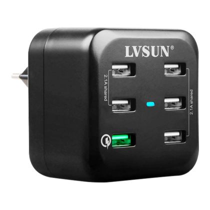 LVSUN_6-P_USB_34W_5V_6.8A_QC2.0_CHARGER_LS-6USQ