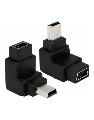 DELOCK_90DEG_USB-B_MINI_M-F_DOWN_ADAPTER_65096