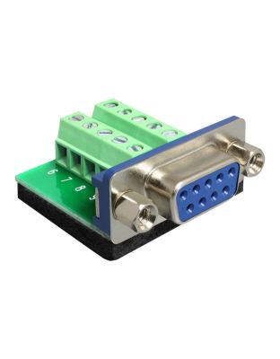 DELOCK_65268_D-SUB_9-PIN_FEMALE_TO_10-PIN_TERMINAL_BLOCK_ADAPTER_3.81MM_PITCH