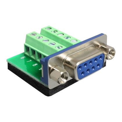DELOCK_65268_D-SUB_9-PIN_FEMALE_TO_10-PIN_TERMINAL_BLOCK_ADAPTER_3.81MM_PITCH