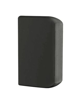 DECORDUCT_1_COMP_END_CAP_BLACK