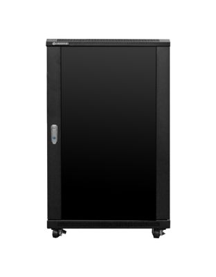Linkbasic_18U_600_Deep_Cabinet_2_Fans_2_Shelves
