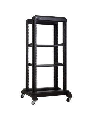 Linkbasic_22U_600_Deep_Open_Rack_2_Shelves