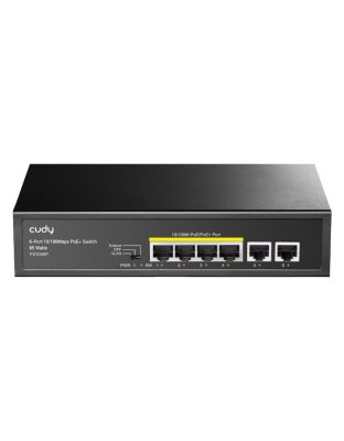 Cudy_6_Port_Fast_Ethernet_4_PoE_60W_Switch