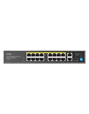 Cudy_16_Port_Fast_Ethernet_PoE_190W_2_Gigabit_1SFP_Switch