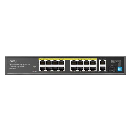 Cudy_16_Port_Fast_Ethernet_PoE_190W_2_Gigabit_1SFP_Switch