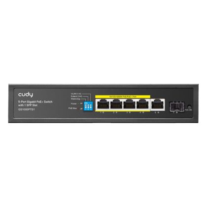 Cudy_5_Port_Gigabit_4_PoE_120W_1SFP_Switch