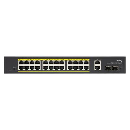 Cudy_24_Port_Gigabit_PoE_280W_2_Gigabit_2SFP_Switch