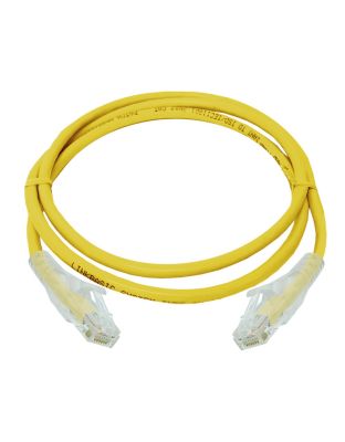 Linkbasic_1_Metre_UTP_Cat6_Flylead_Yellow