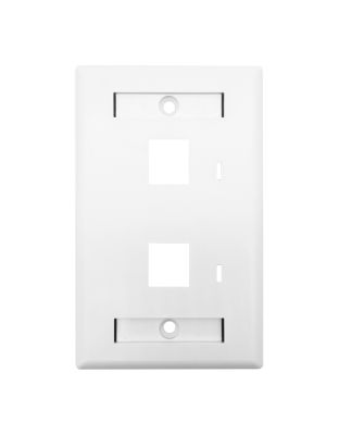Linkbasic_Two_Port_Faceplate_115_x_70mm