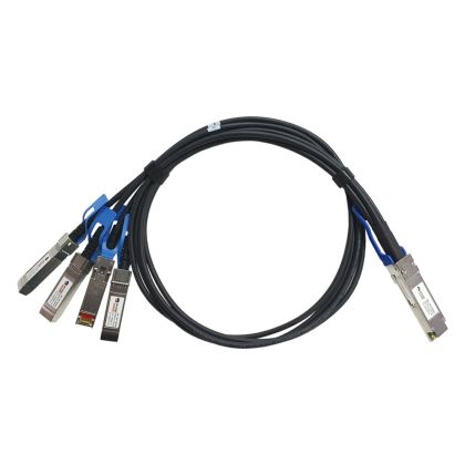 Linkbasic_Breakout_Copper_Cable_1m_1_QSFP28_to_4_SFP28_Uplink_Cable