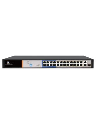 Scoop_24_Port_Fast_Ethernet_PoE_250W_2_Gigabit_1SFP_Switch